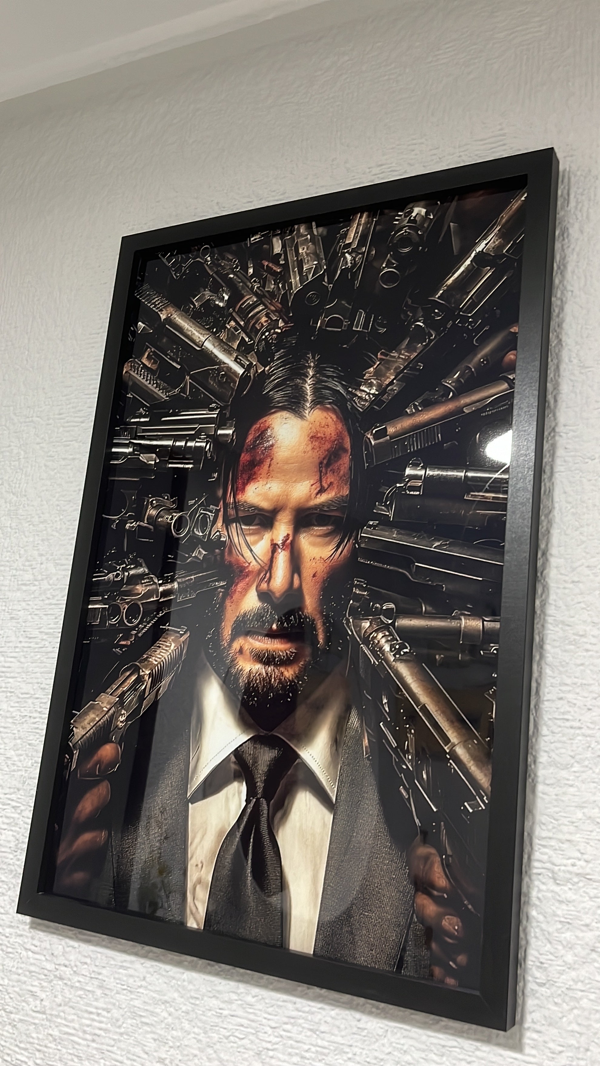 Lámina de Aluminio John Wick 60x40 cm Impresión HD Premium