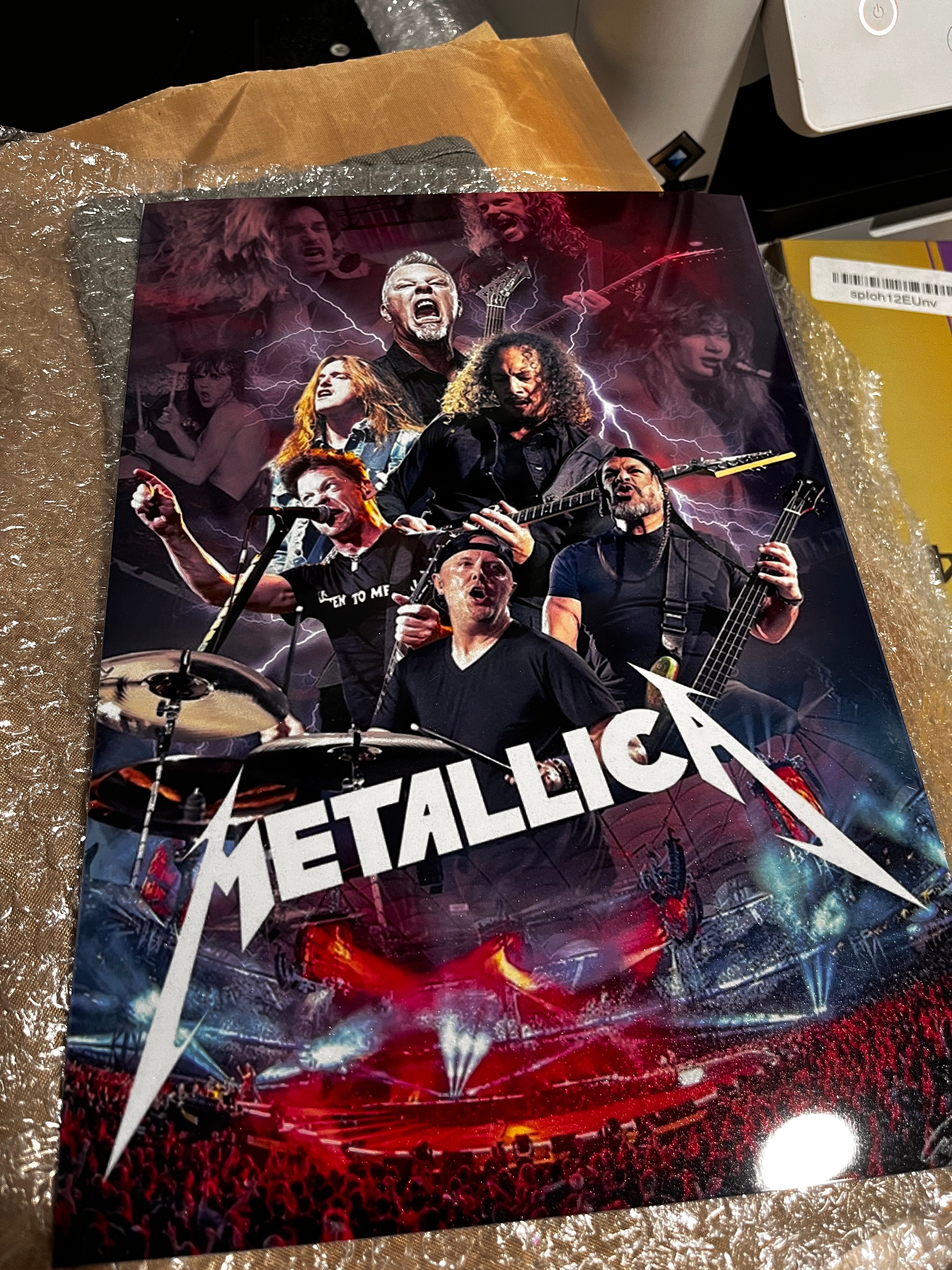 Lámina de Aluminio Metallica 30x20 cm Impresión HD Premium