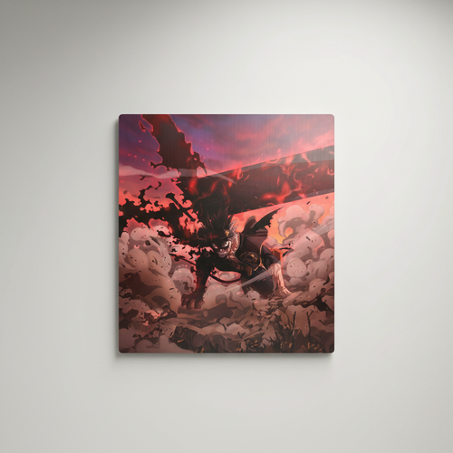 Asta Black Clover Metal Print